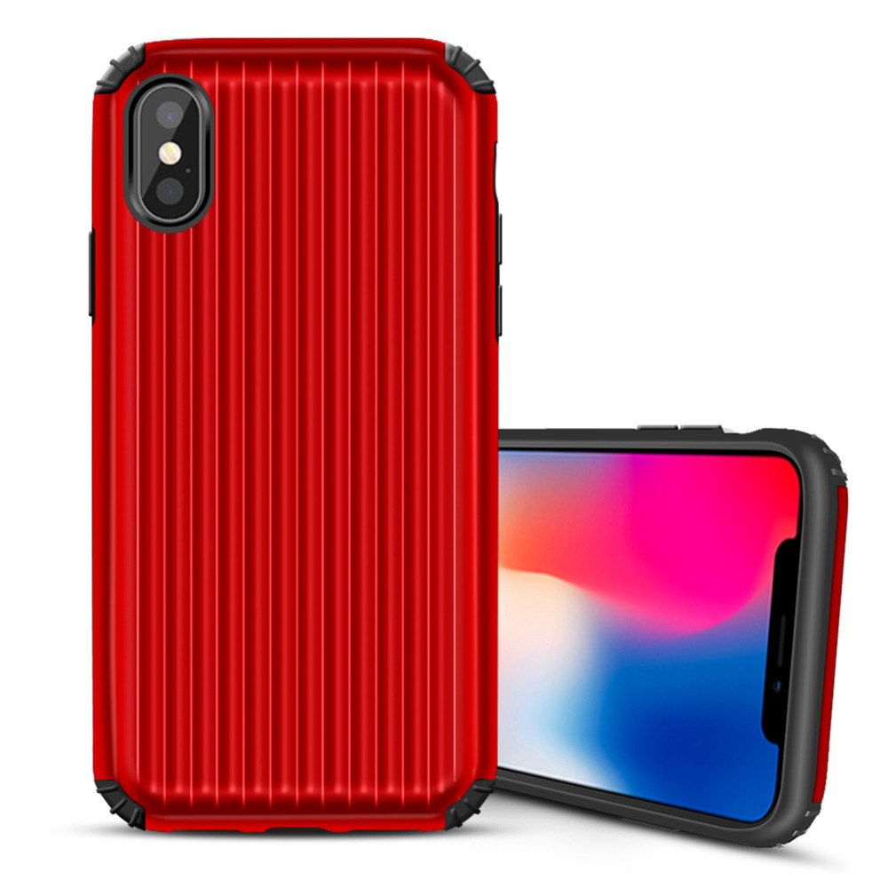 OEM Hybrid Armor Skal till Apple iPhone X/Xs - Röd