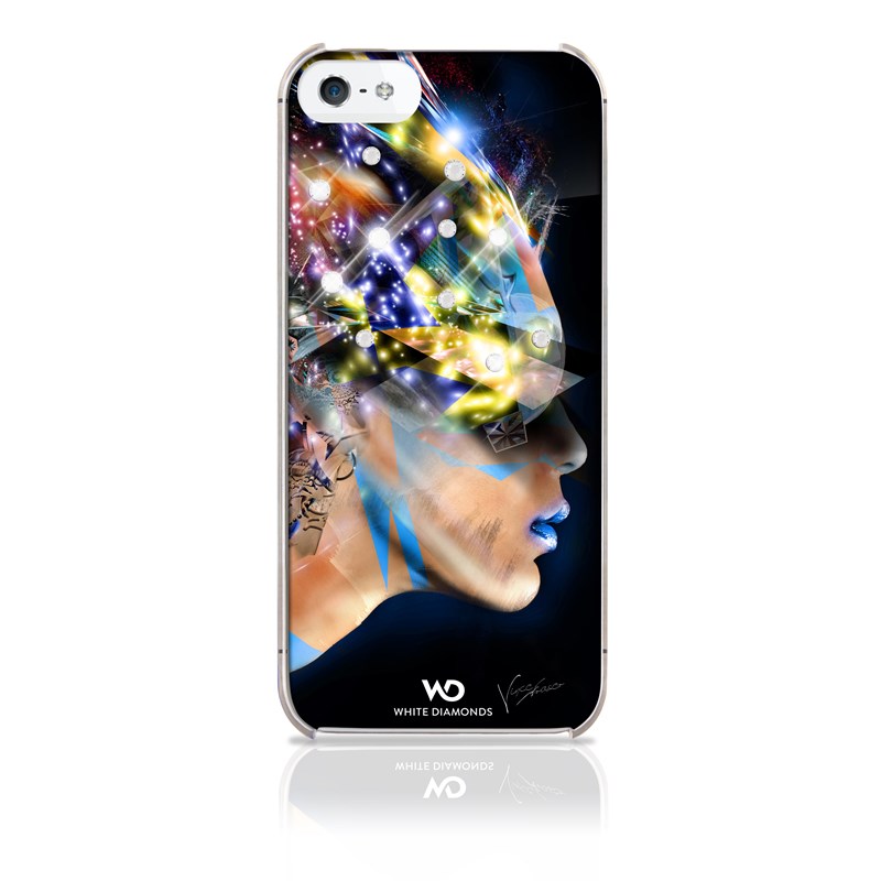 White Diamonds White Diamonds Nafrotiti till Apple iPhone 5/5S/SE- Svart