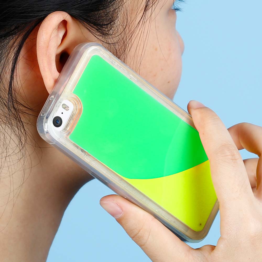 OEM Liquid Neon Sand skal till iPhone 7 Plus & iPhone 8 Plus - Grön