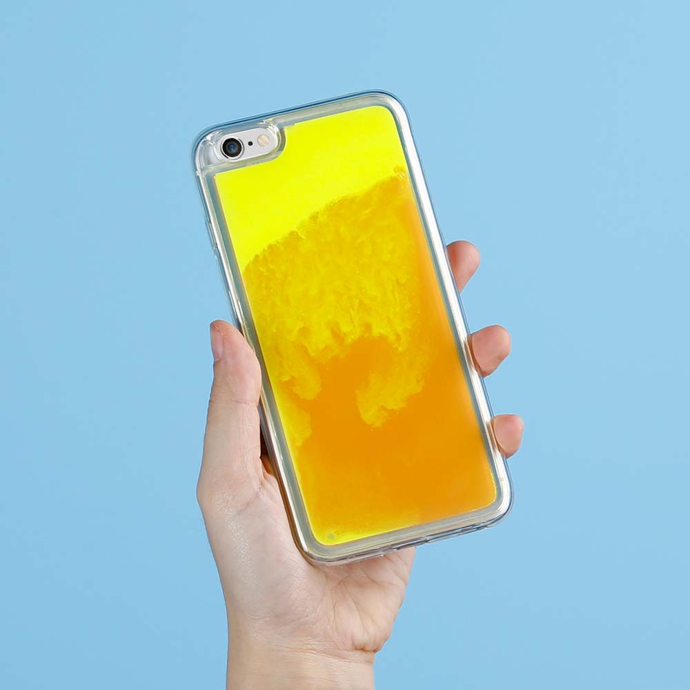 OEM Liquid Neon Sand skal till iPhone 6/6s Plus - Orange