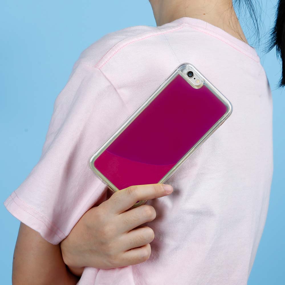 OEM Liquid Neon Sand skal till iPhone 6/6s Plus - Violet