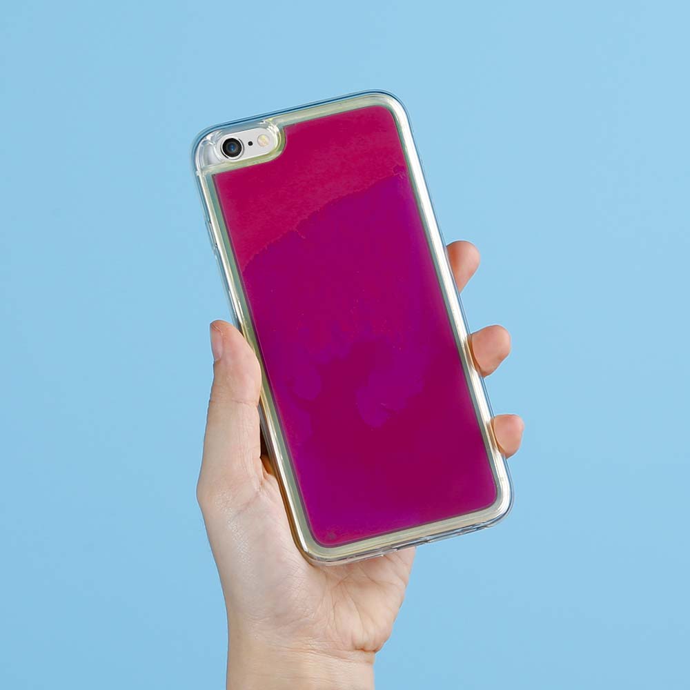 OEM Liquid Neon Sand skal till iPhone 6/6s Plus - Violet