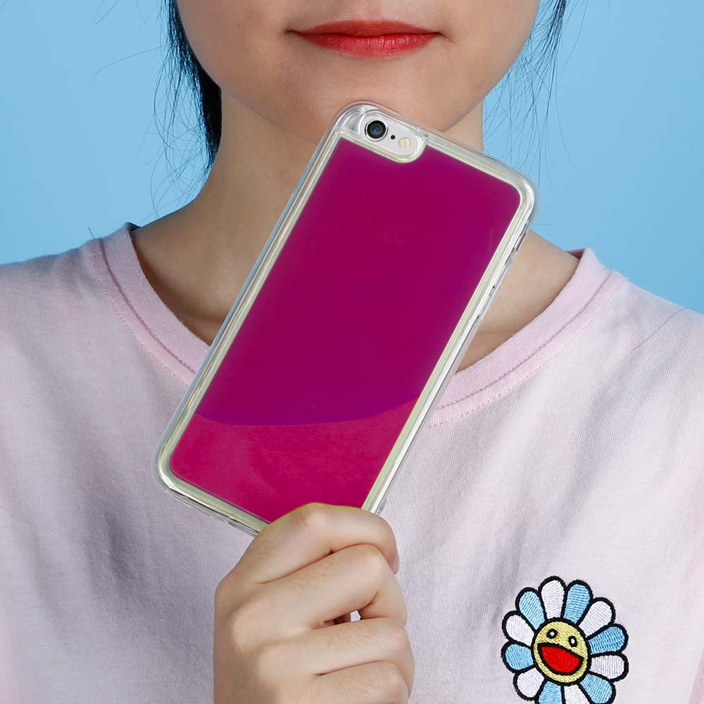 OEM Liquid Neon Sand skal till iPhone 6/6s Plus - Violet