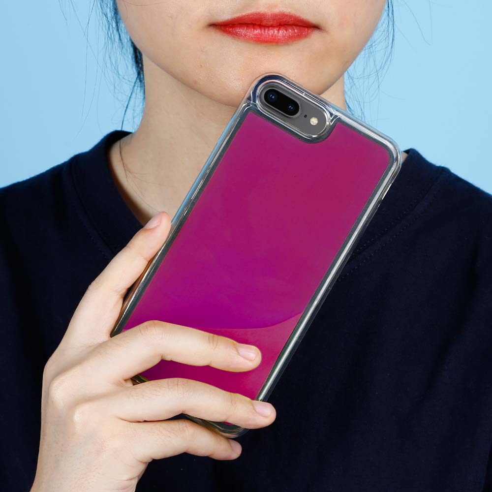 OEM Liquid Neon Sand skal till iPhone 7 Plus & iPhone 8 Plus - Violet