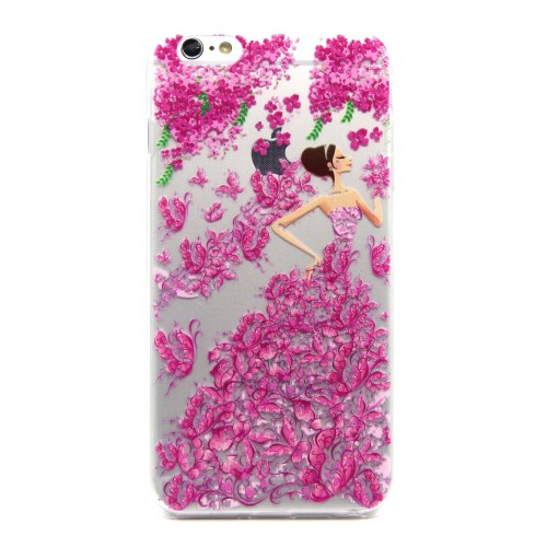 OEM Flexicase Skal till Apple iPhone 6(S) Plus - FlowerQueen