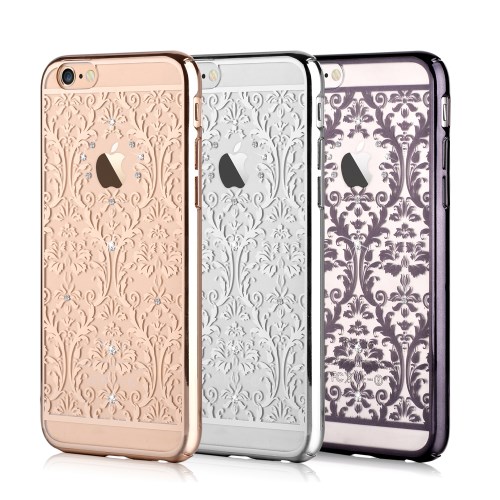 Devia Devia Skal med Swarovski-Stenar till Apple iPhone 6(S) Plus - Pattern Svart