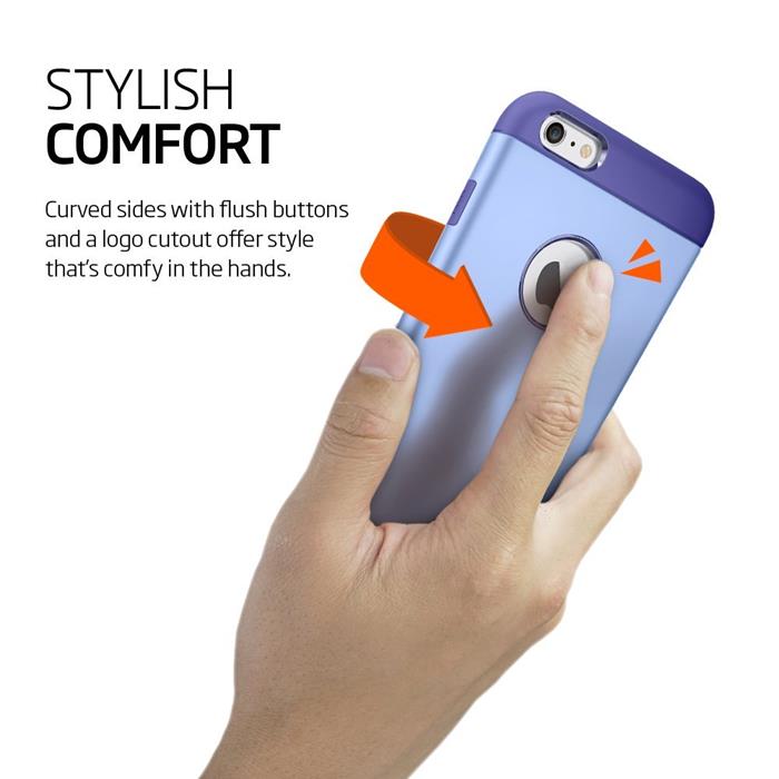 Spigen SPIGEN Slim Armor Skal till Apple iPhone 6(S) Plus - Lila