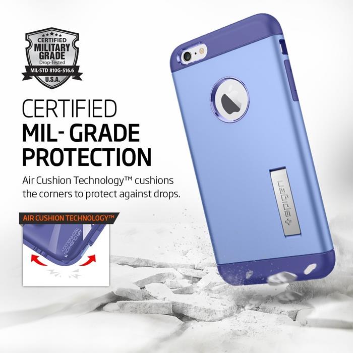 Spigen SPIGEN Slim Armor Skal till Apple iPhone 6(S) Plus - Lila