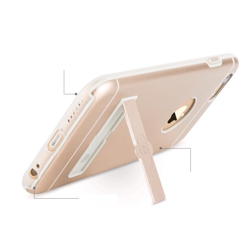 TOTU TOTU Skal med Kickstand till Apple iPhone 6(S) Plus /6S Plus - Rose Gold