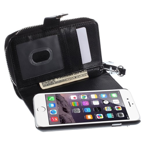 OEM Detachable 2 in 1 Plånboksfodral till Apple iPhone 6 / 6S (Svart)