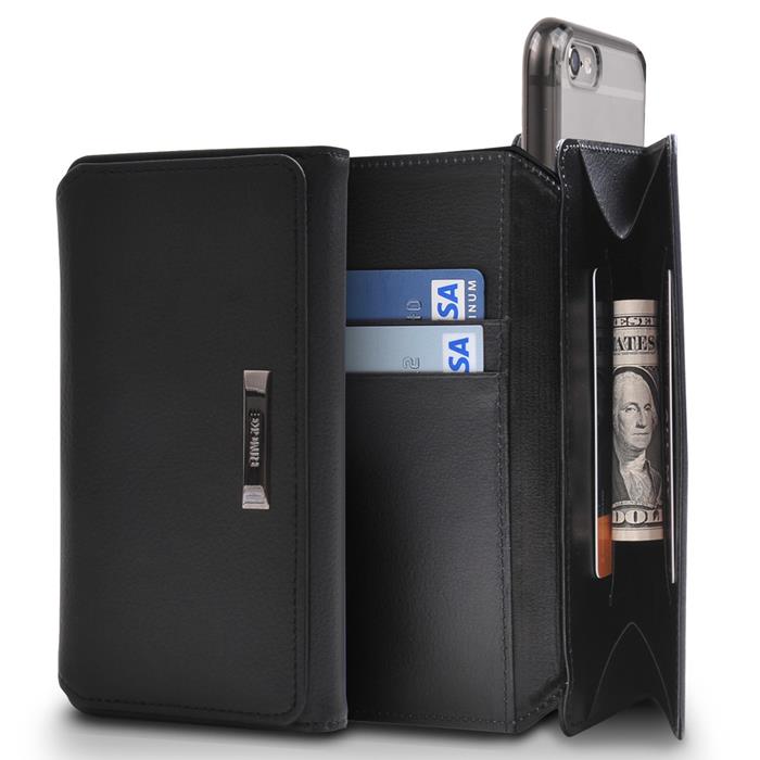 Rearth Ringke Wallet till Apple iPhone 6(S) Plus - Svart
