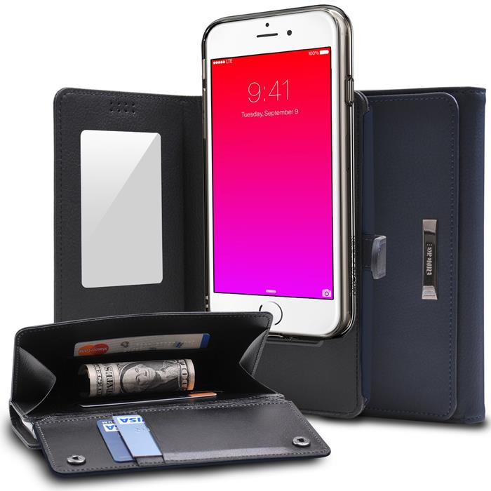 Rearth Ringke Wallet till iPhone 6 / 6S - Navy