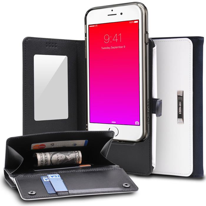 Rearth Ringke Wallet till iPhone 6 / 6S - Vit