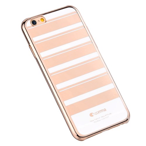 Comma Comma baksideskal till iPhone 6 Randig Guld