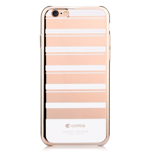 Comma Comma baksideskal till iPhone 6 Randig Guld
