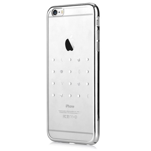 Devia Devia Crystal Love till iPhone 6 / 6S - Silver