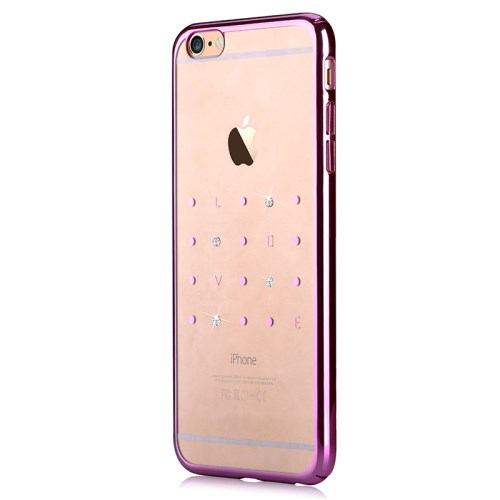 Devia Devia Crystal Love till iPhone 6 / 6S - Rosa