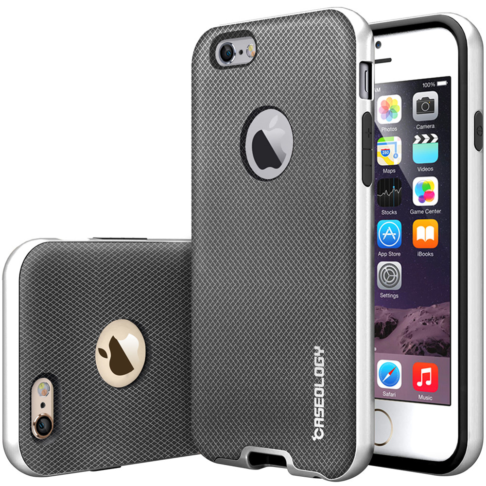 Caseology Caseology Bumper Frame Skal till Apple iPhone 6(S) Plus - Mesh Silver