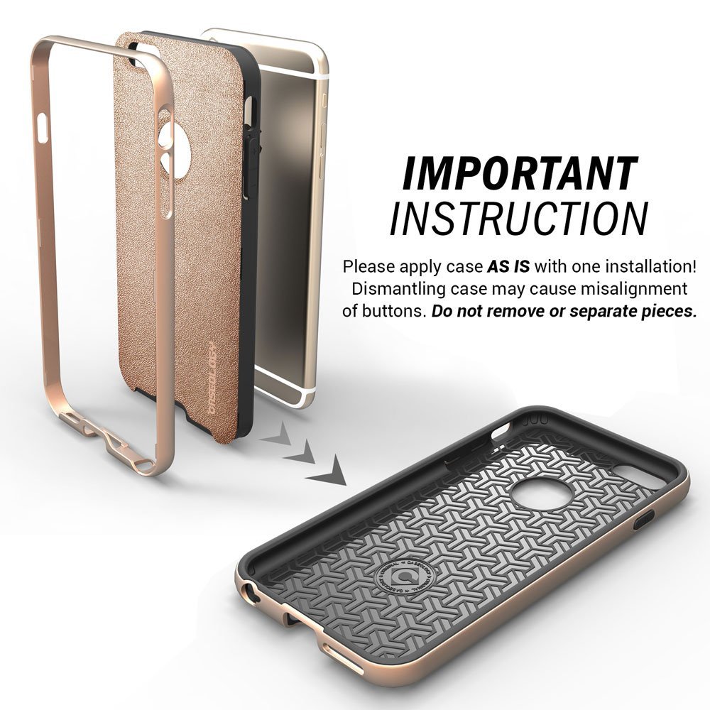Caseology Caseology Bumper Frame Skal till Apple iPhone 6(S) Plus - Guld