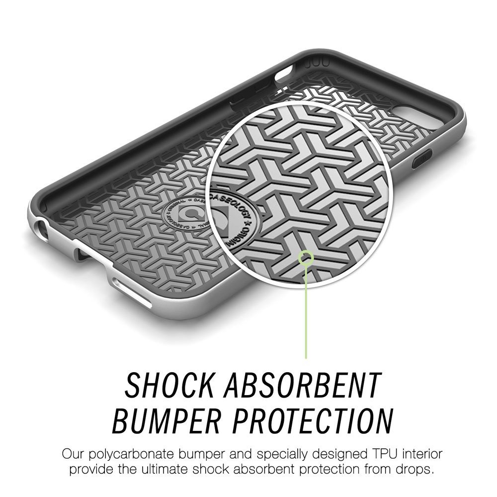 Caseology Caseology Bumper Frame Skal till Apple iPhone 6(S) Plus - MörkGrå