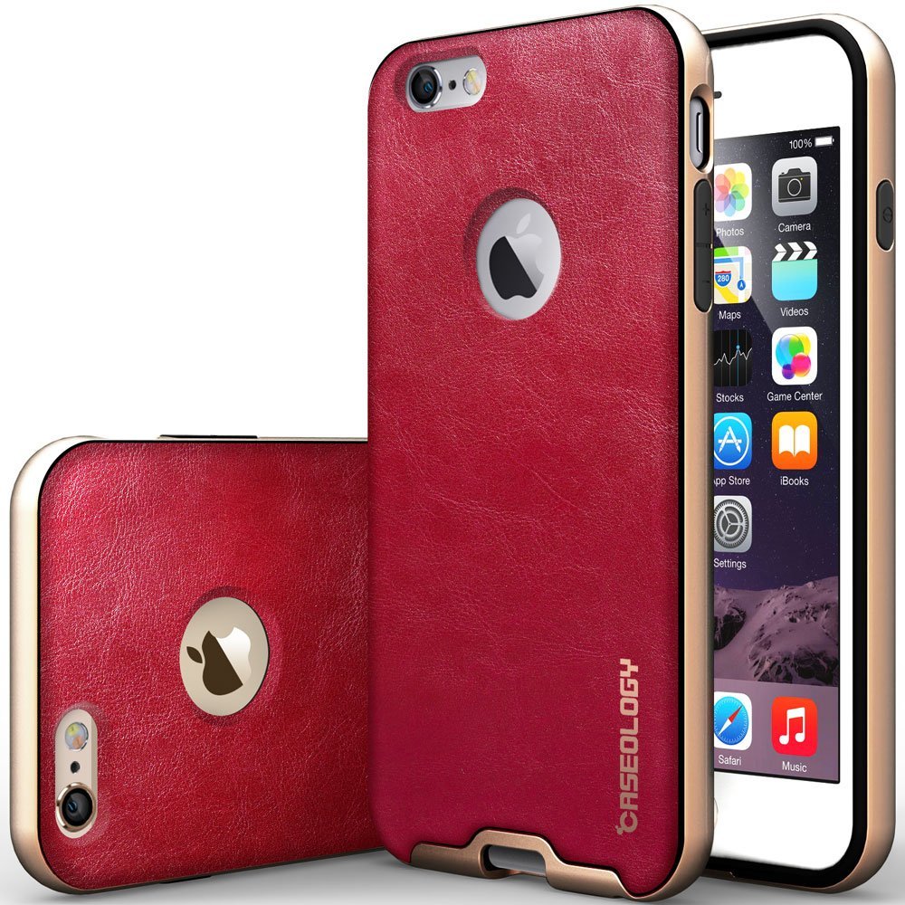 Caseology Caseology Bumper Frame Skal till Apple iPhone 6(S) Plus- Röd