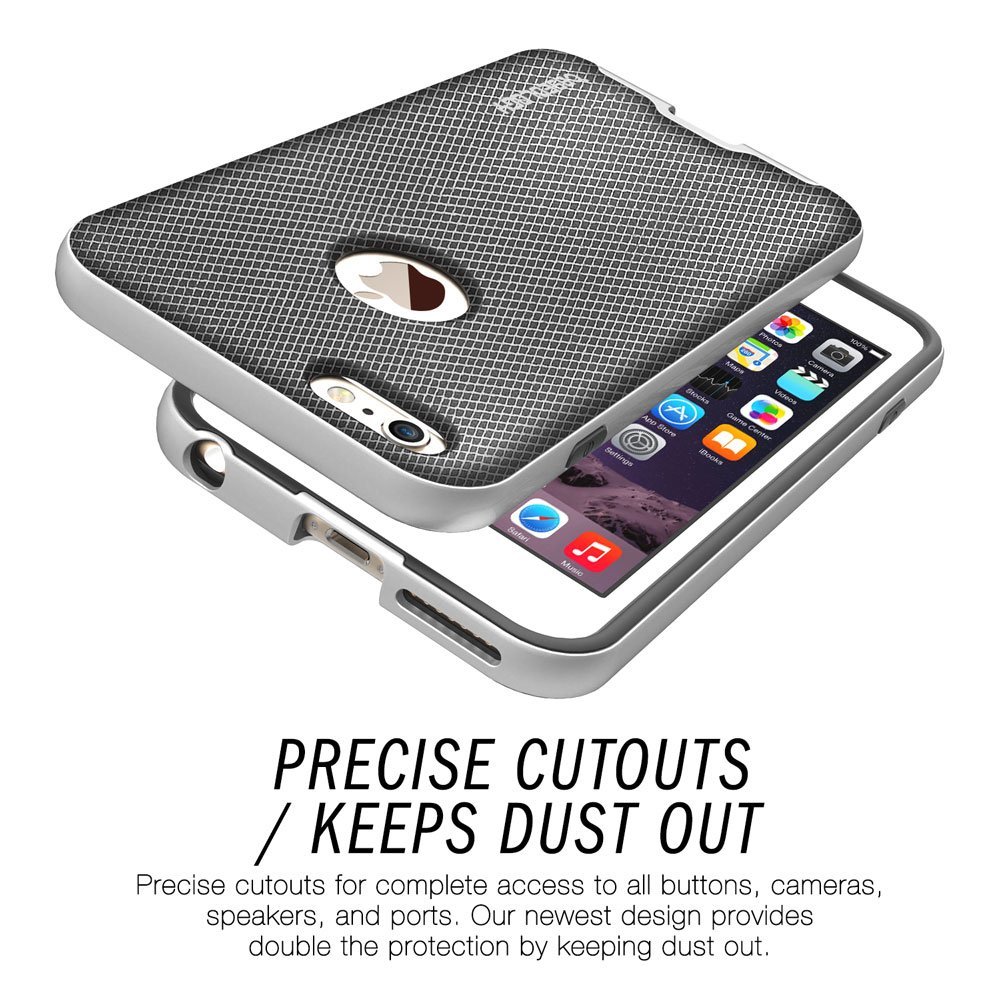 Caseology Caseology Bumper Frame Skal till Apple iPhone 6(S) Plus - Mesh Silver