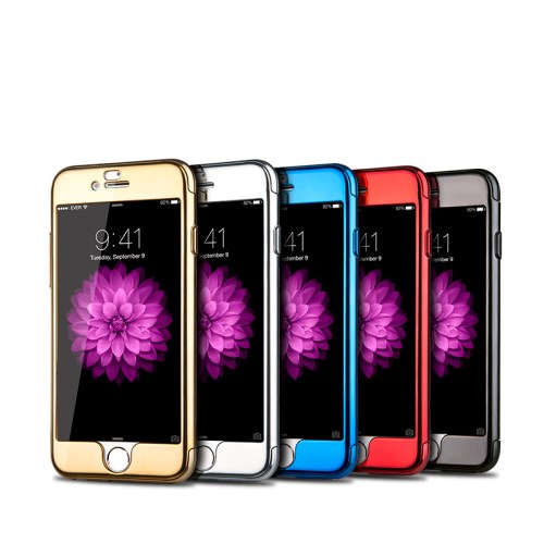 Joyroom JOYROOM Beetles Series + Tempered Glass Skal till iPhone 6 / 6S - Silver