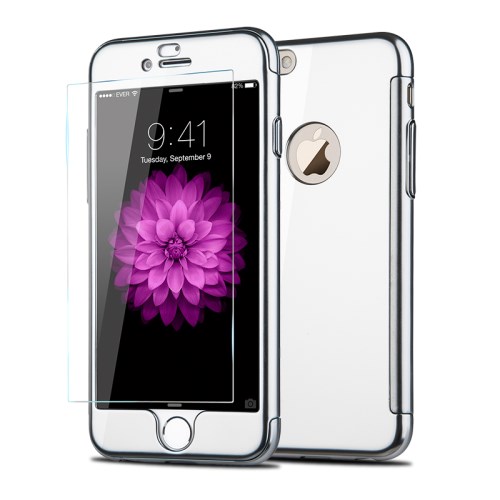 Joyroom JOYROOM Beetles Series + Tempered Glass Skal till iPhone 6 / 6S - Silver