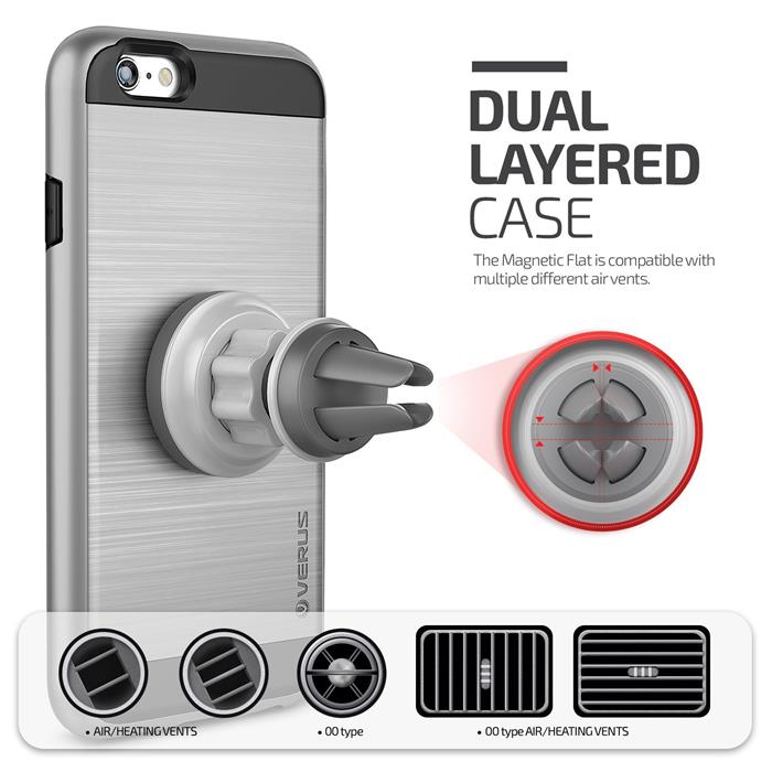 VERUS Verus Verge Magnetic Flat Skal till Apple iPhone 6/6S Plus - ShineGold