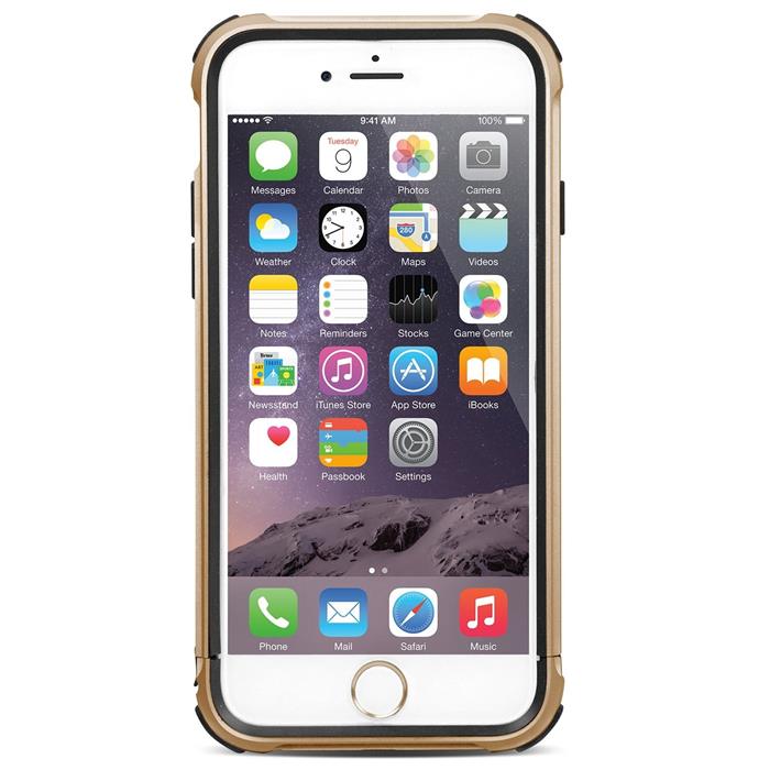 X-Doria X-Doria Aluminium Bumper Defence Gear Skal till Apple iPhone 6 / 6S - Gold