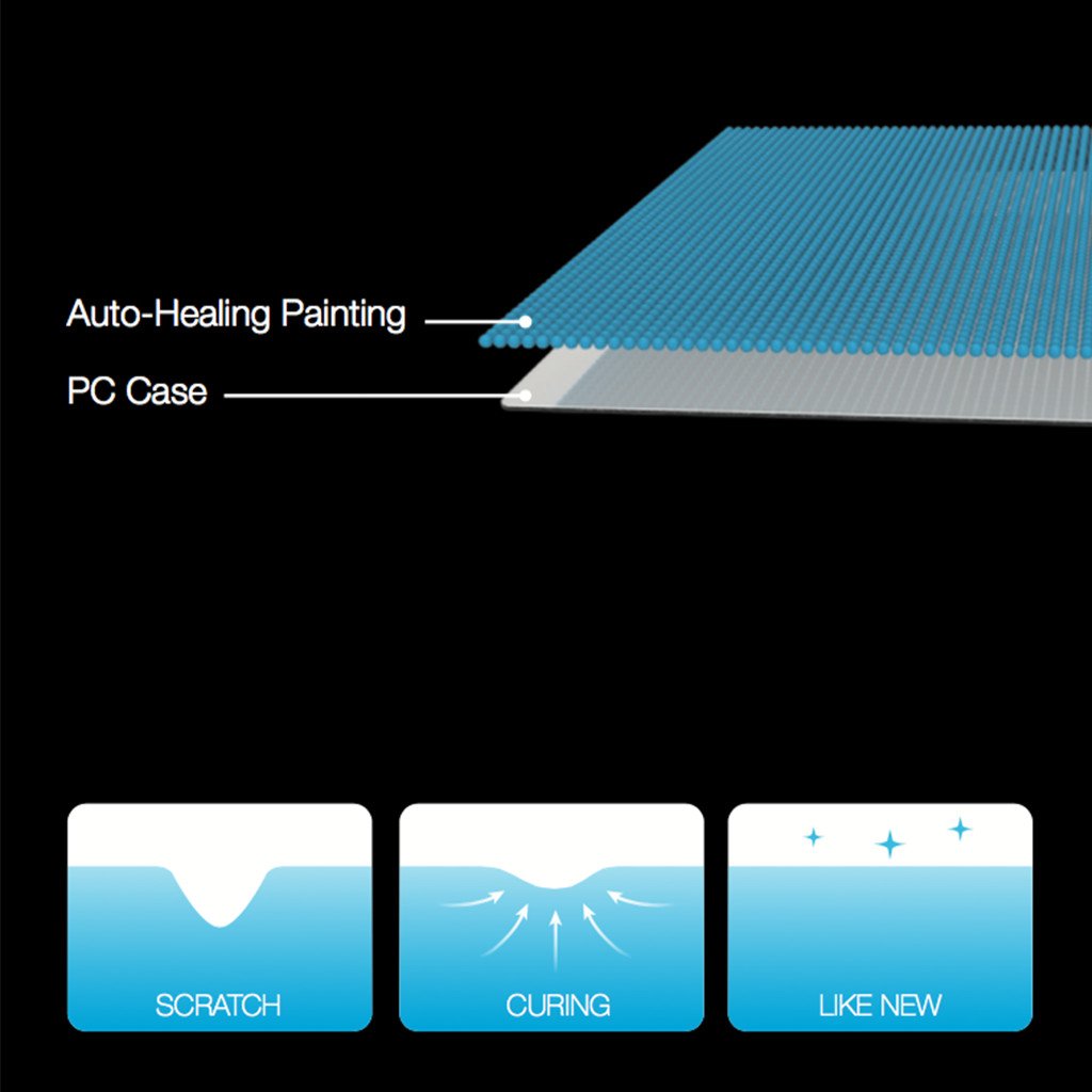 Just Mobile Just Mobile TENC Unikt självläkande skal för iPhone 6 / 6S - Mattsvart