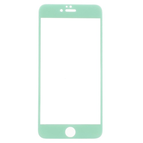 OEM Curved Edge Colored Härdat Glas Skärmskydd till Apple iPhone 6 Plus - Turkos