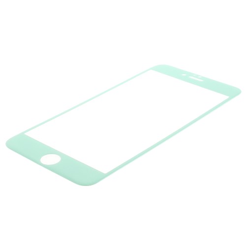 OEM Curved Edge Colored Härdat Glas Skärmskydd till Apple iPhone 6 Plus - Turkos