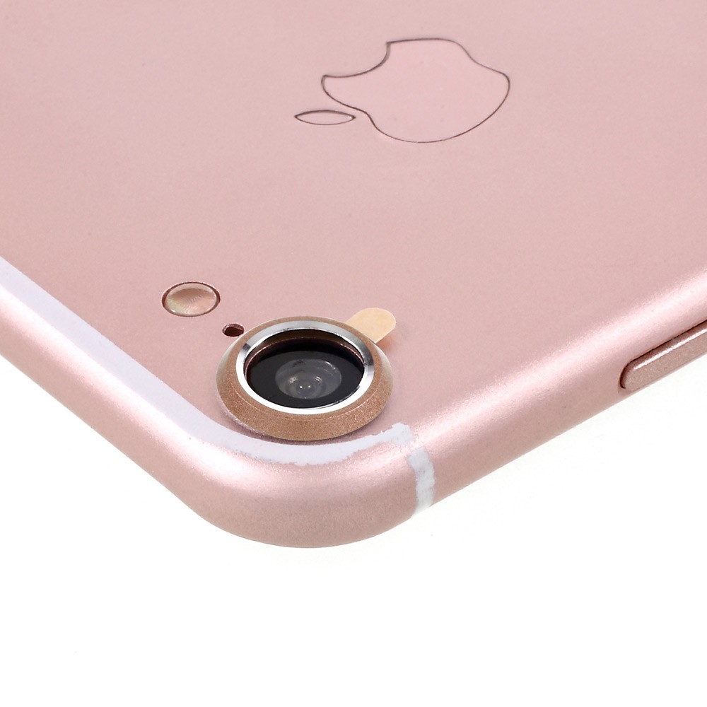 OEM Kameralinsskydd i Härdat Glas till iPhone 7 - Guld