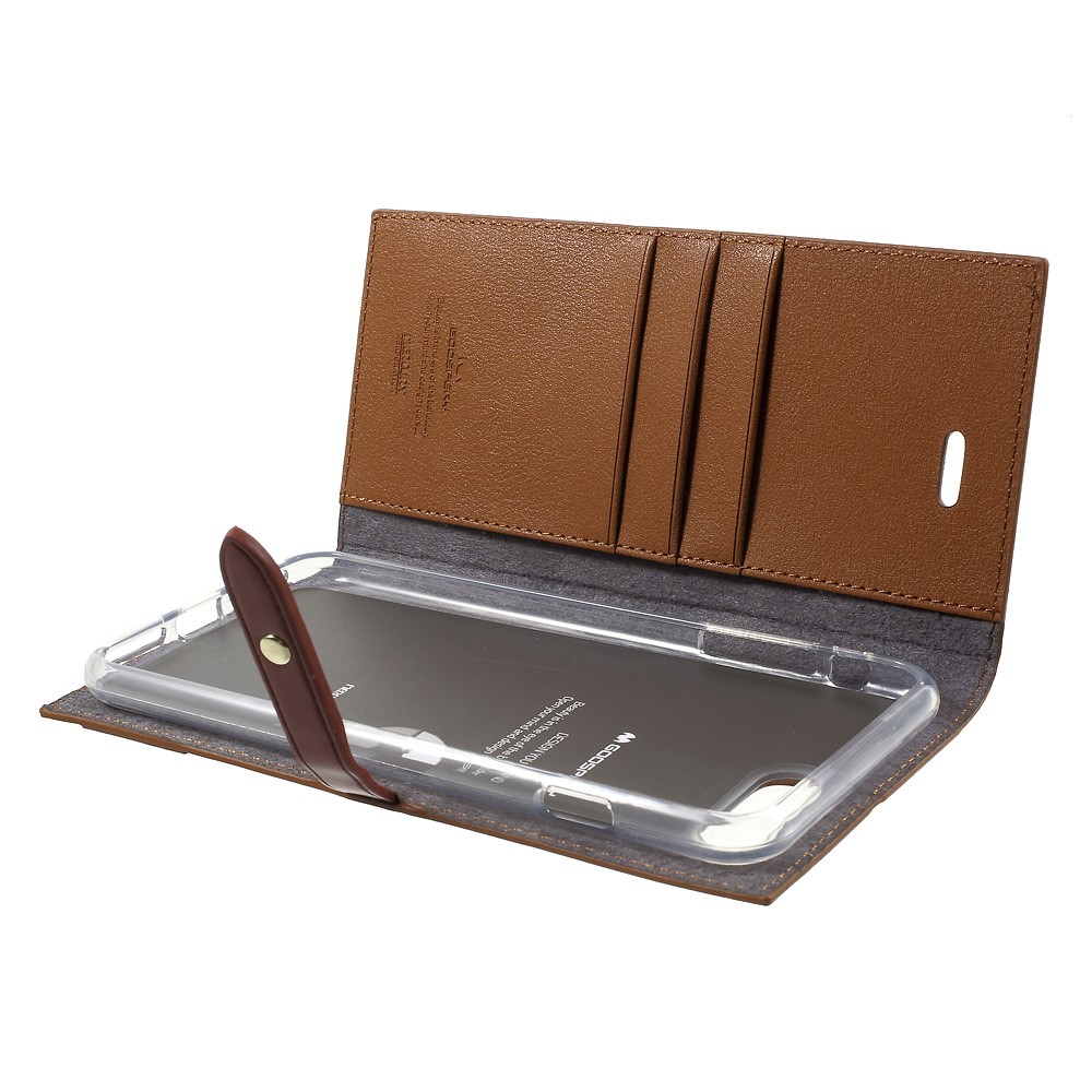 Mercury Mercury Fodral till iPhone 7 Plus & iPhone 8 Plus - Brun