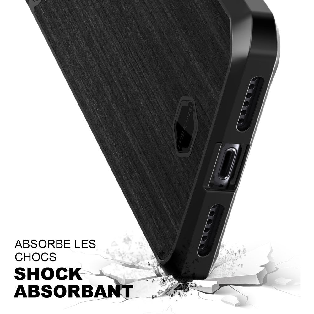 ItSkins Itskins Atom DLX Skal till iPhone 7 Plus - Wood Svart