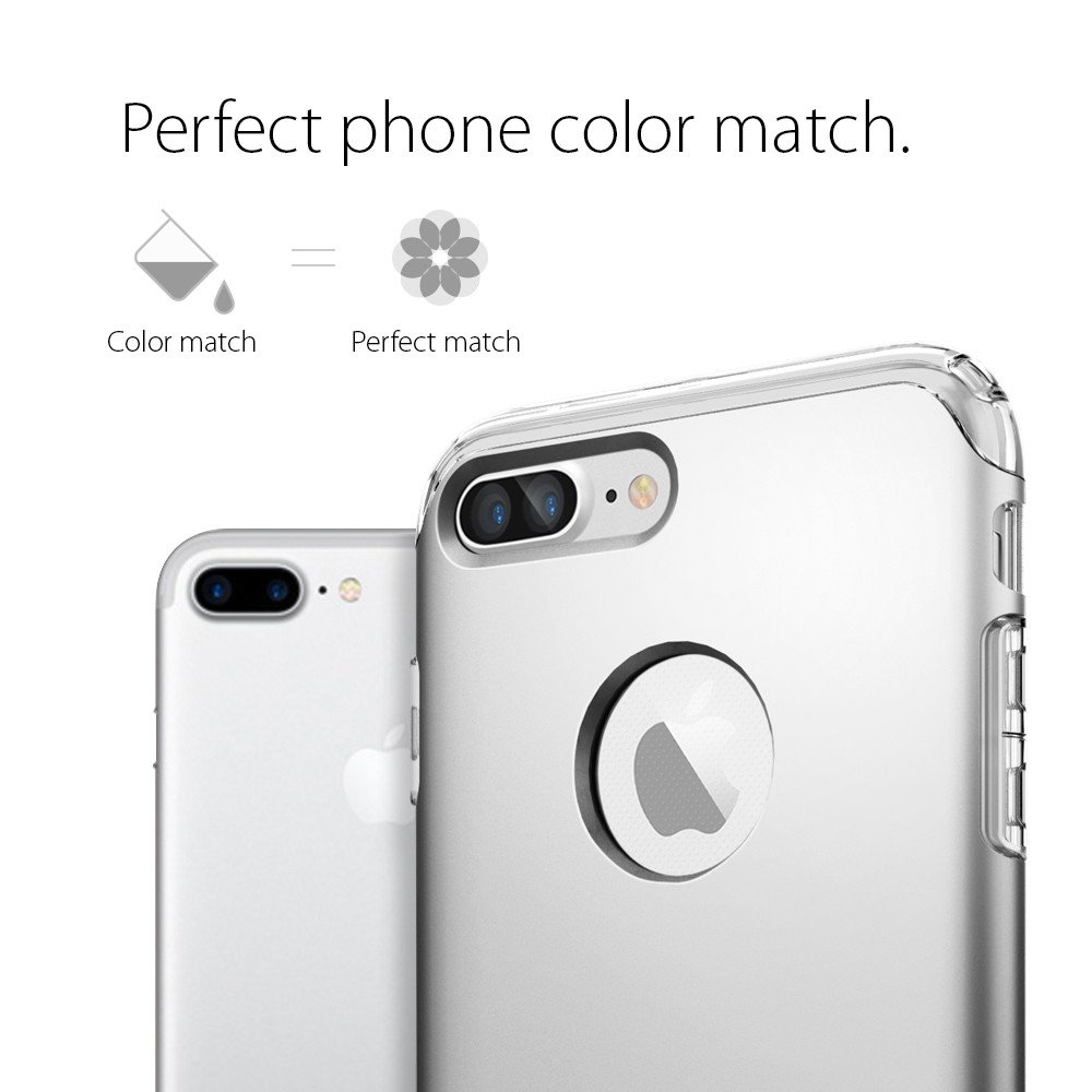 Spigen Spigen Hybrid Armor Skal till iPhone 7 Plus - Silver