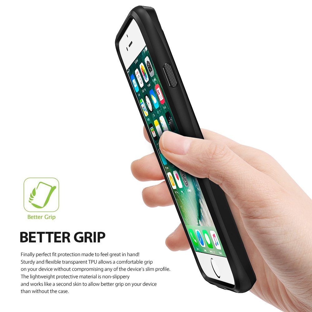 Rearth Ringke Leather Style Skal till Apple iPhone 7 Plus - Brun