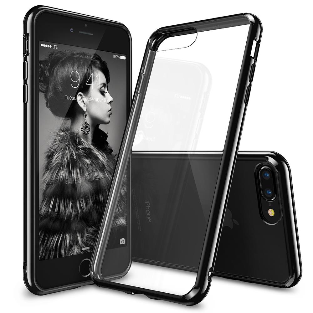 Rearth Ringke Fusion Shock Absorption Skal till iPhone 7 Plus - Ink Black