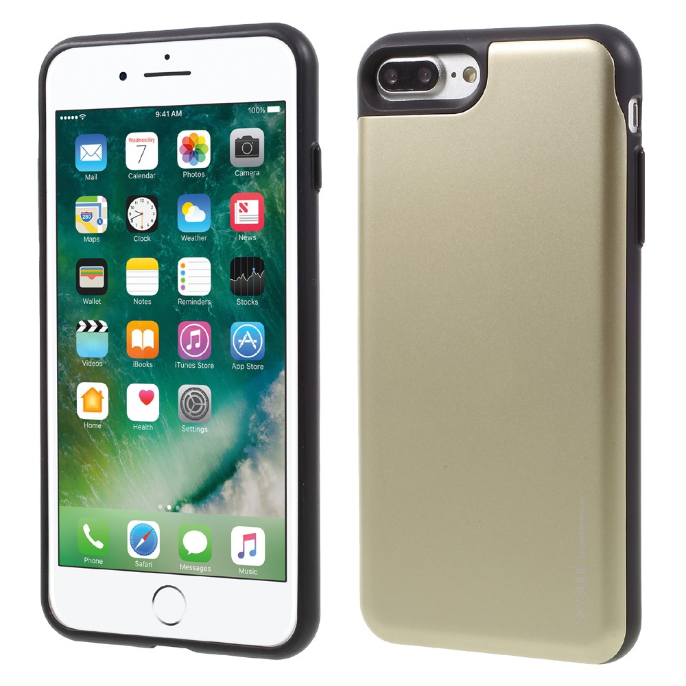 Mercury Mercury Sky Slide Skal till Apple iPhone 7 Plus - Gold