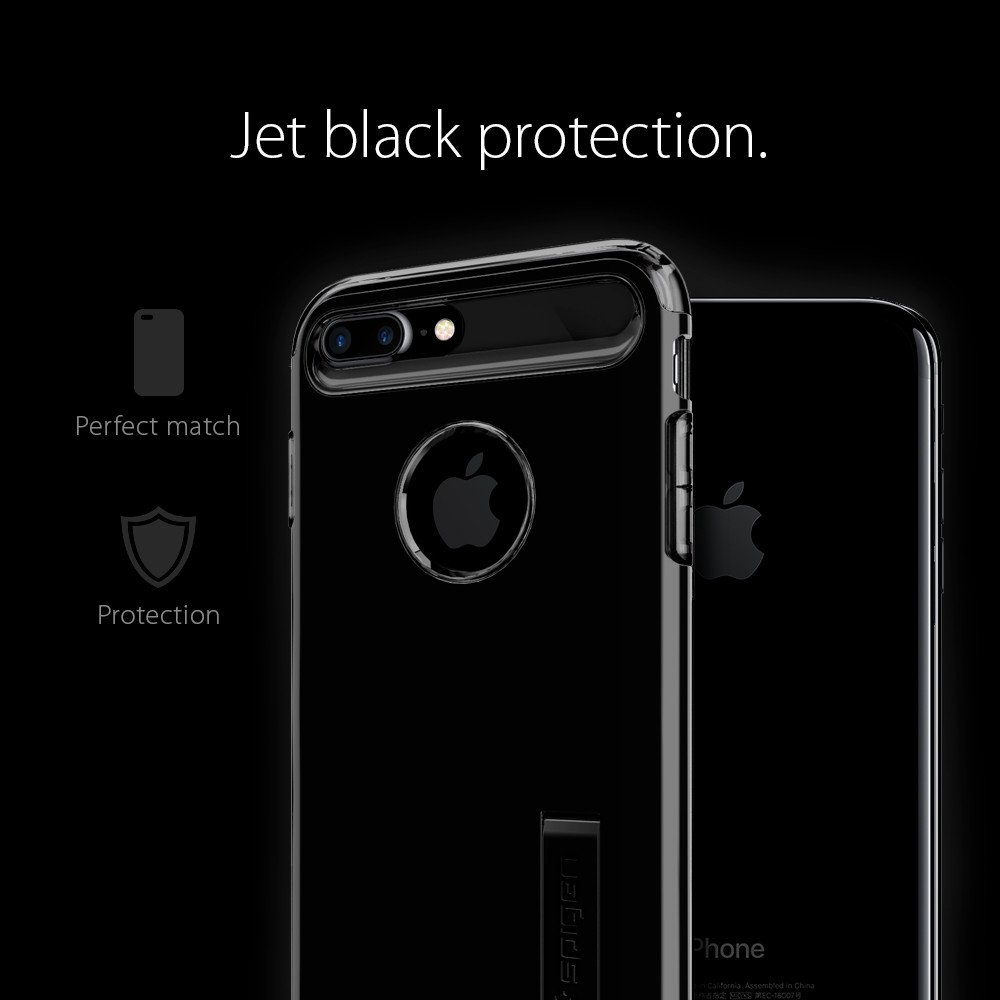 Spigen SPIGEN Slim Armor Skal till Apple iPhone 7 Plus - Jet Black