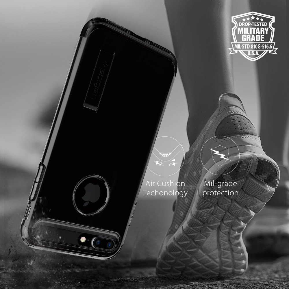Spigen SPIGEN Slim Armor Skal till Apple iPhone 7 Plus - Jet Black