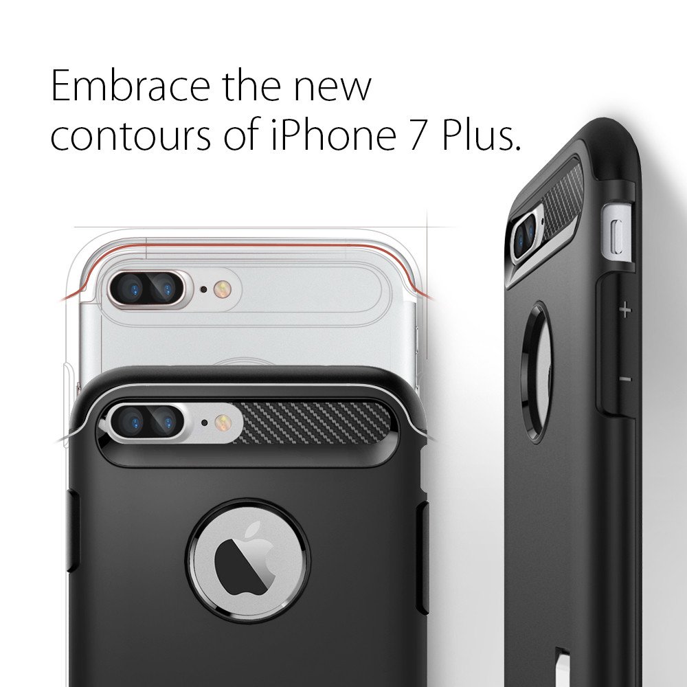 Spigen SPIGEN Slim Armor Skal till Apple iPhone 7 Plus - Silver