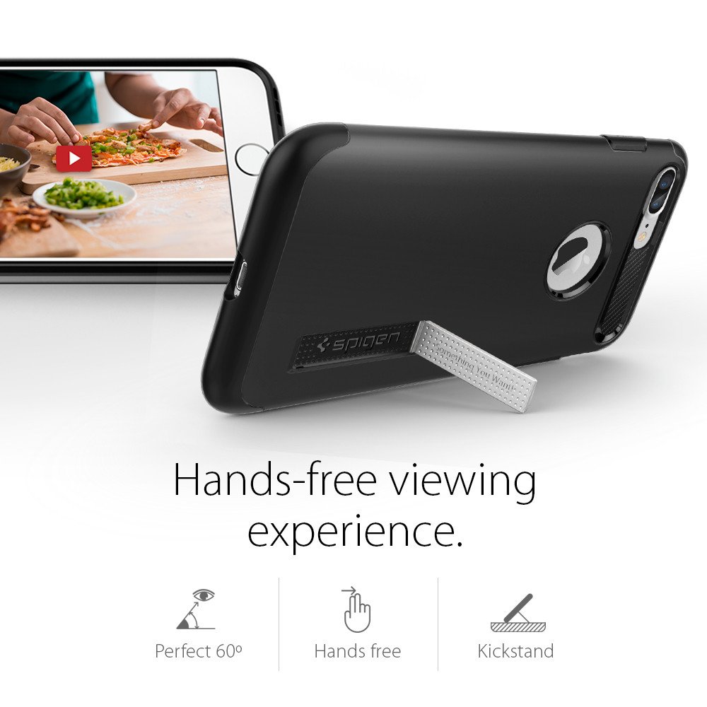 Spigen SPIGEN Slim Armor Skal till Apple iPhone 7 Plus - Silver