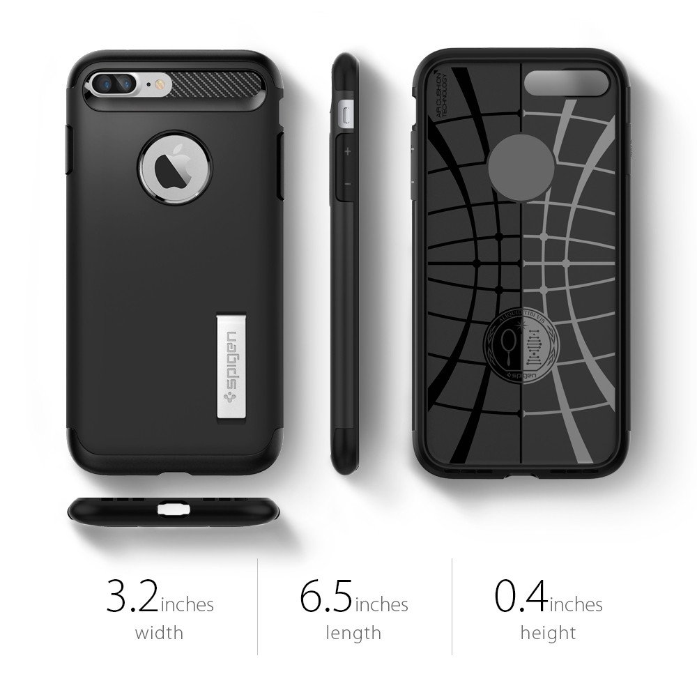 Spigen SPIGEN Slim Armor Skal till Apple iPhone 7 Plus - Silver