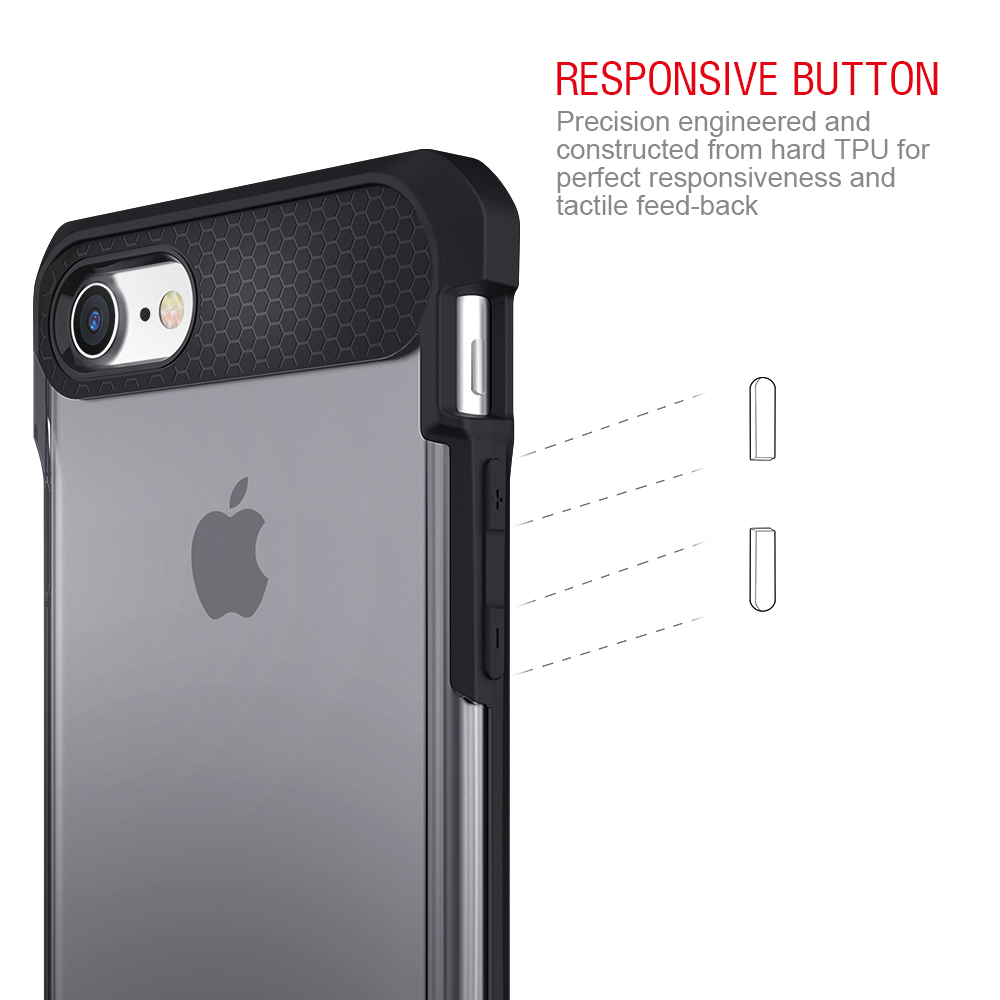 ItSkins Itskins Spina Skal till iPhone 7 Plus - Svart