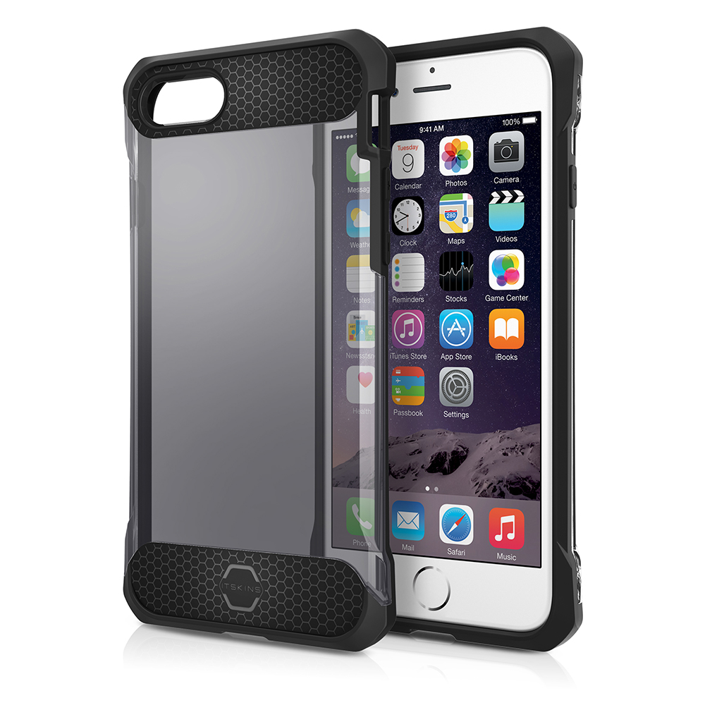 ItSkins Itskins Spina Skal till iPhone 7 Plus - Svart