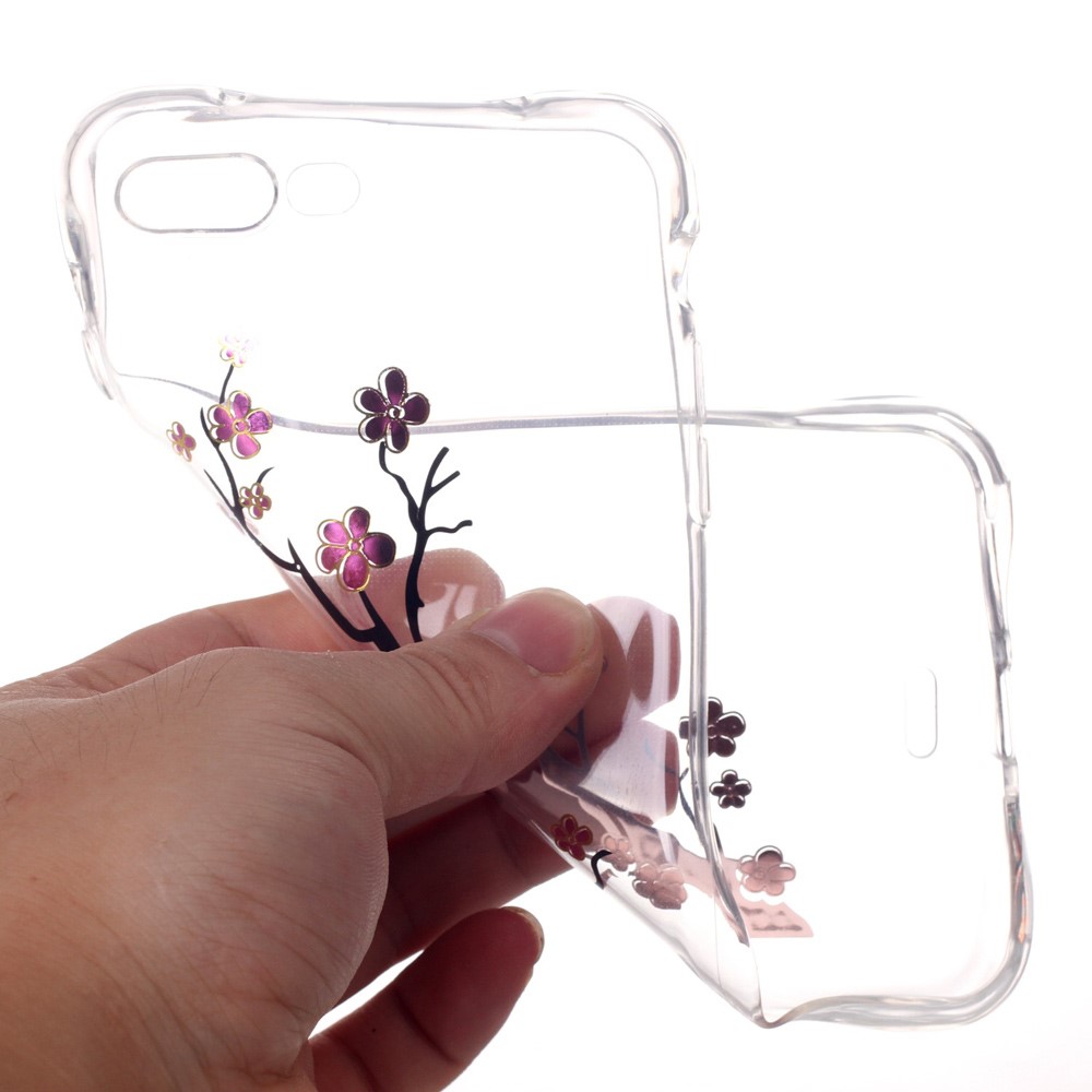 OEM TPU Mobilskal till iPhone 7 Plus - Körsbärsblom