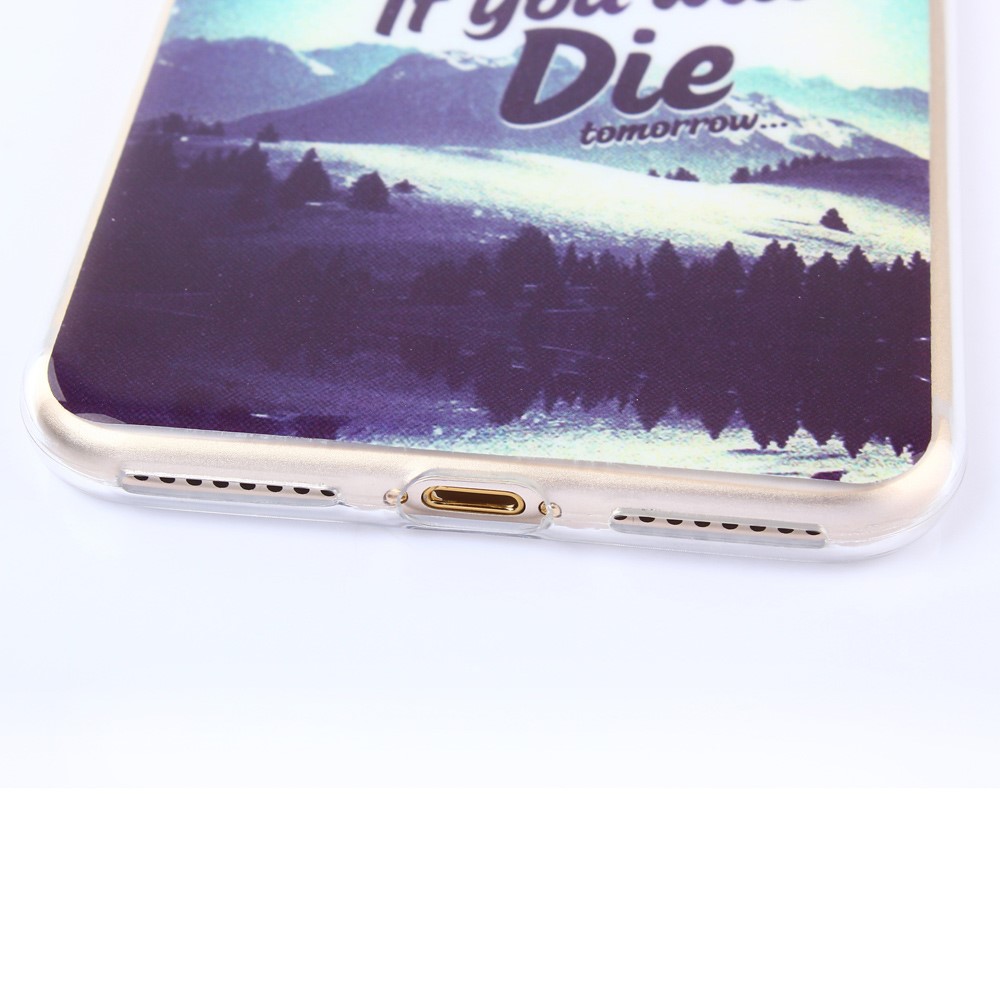 OEM TPU Mobilskal iPhone 7 Plus - Dream as if you will live forever