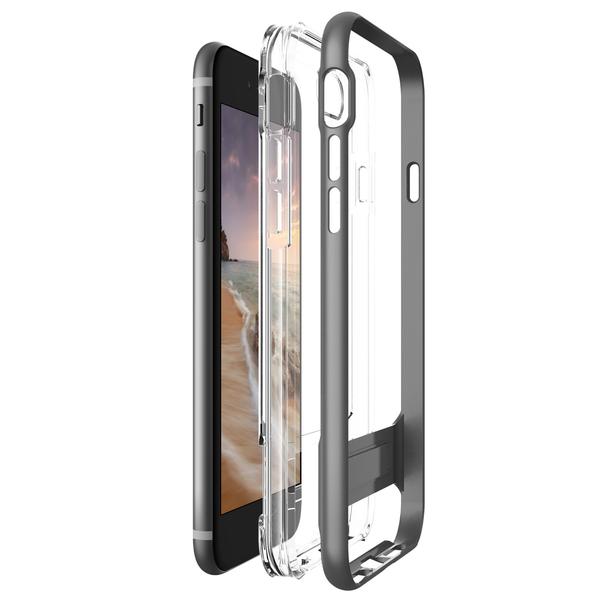 VERUS Verus Crystal Bumper Skal till Apple iPhone 7/8/SE 2020 - Steel Silver